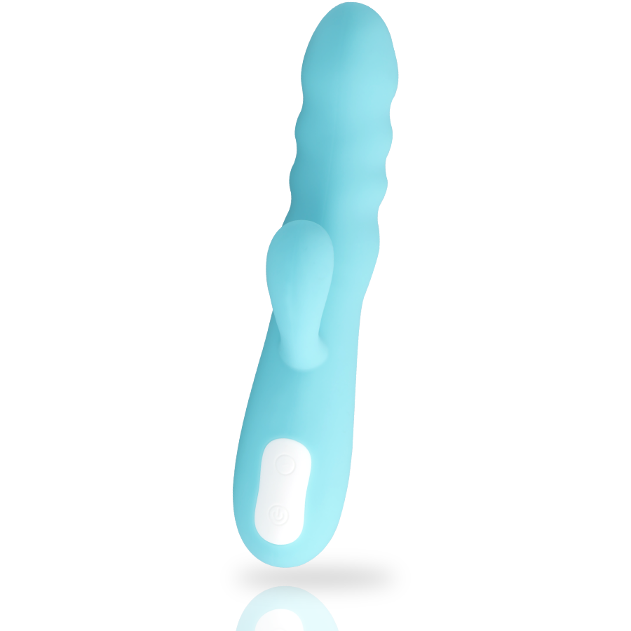 MIA - VIBRATORE ROTANTE EIFFEL BLU TURCHESE - MIA | Lingerie Harness Boutique