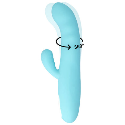 MIA - VIBRATORE ROTANTE EIFFEL BLU TURCHESE - MIA | Lingerie Harness Boutique