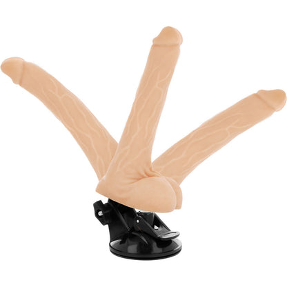 BASECOCK - ARTICULATING VIBRATOR REMOTE CONTROL NATURAL 18.5 CM -O- 4 CM