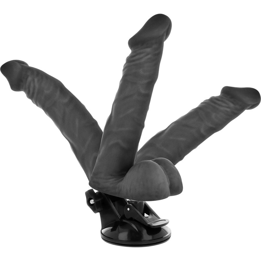 BASECOCK - VIBRATORE ARTICOLABILE TELECOMANDO NERO 20 CM -O- 4.5 CM - BASECOCK | Lingerie Harness Boutique