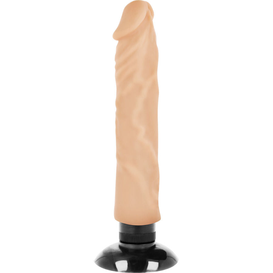 BASECOCK - VIBRATORE REALISTICO 2-1 NERO 20 CM -O- 4 CM - BASECOCK | Lingerie Harness Boutique