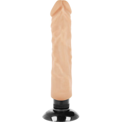 BASECOCK - VIBRATORE REALISTICO 2-1 NERO 20 CM -O- 4 CM - BASECOCK | Lingerie Harness Boutique