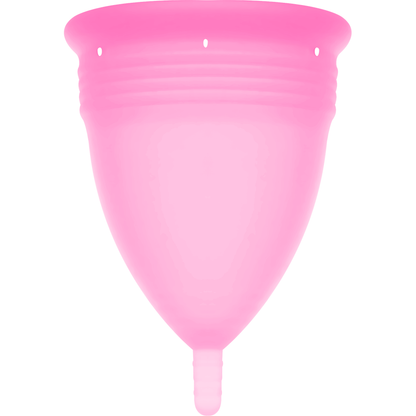 STERCUP - COPPA MESTRUALE IN SILICONE FDA ROSA - TAGLIA L - STERCUP | Lingerie Harness Boutique