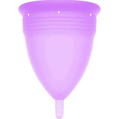 STERCUP - COPPA MESTRUALE IN SILICONE FDA LILLA - TAGLIA L - STERCUP | Lingerie Harness Boutique