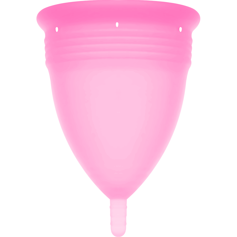 STERCUP - COPPA MESTRUALE IN SILICONE FDA ROSA - TAGLIA S - STERCUP | Lingerie Harness Boutique