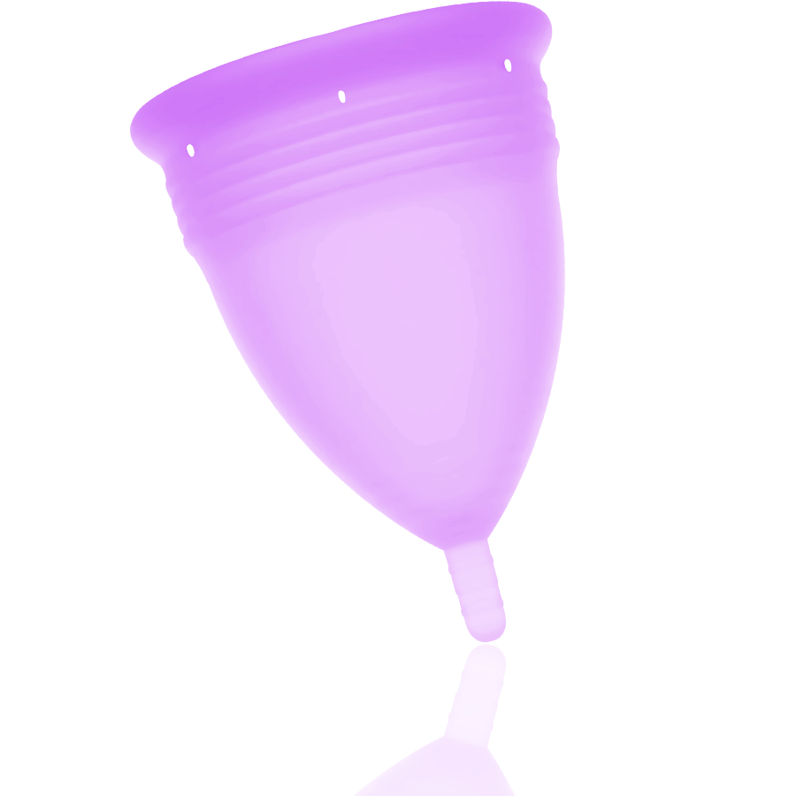STERCUP - COPPA MESTRUALE IN SILICONE FDA LILLA - TAGLIA S - STERCUP | Lingerie Harness Boutique