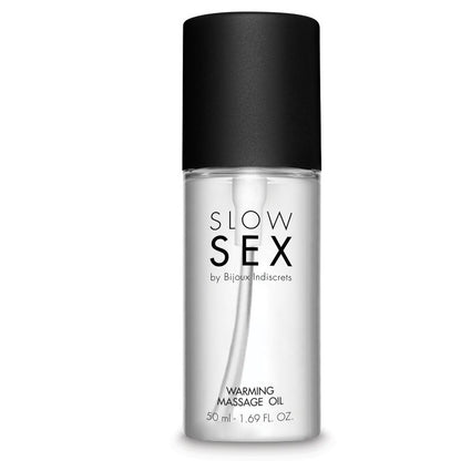 BIJOUX - OLIO DA MASSAGGIO SESSO LENTO EFFETTO CALORE 50 ML - BIJOUX SLOW SEX | Lingerie Harness Boutique