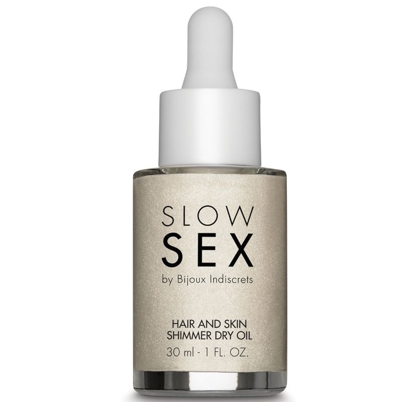 BIJOUX - SLOW SEX OLIO SECCO ILLUMINANTE MULTIFUNZIONE 30 ML - BIJOUX SLOW SEX | Lingerie Harness Boutique