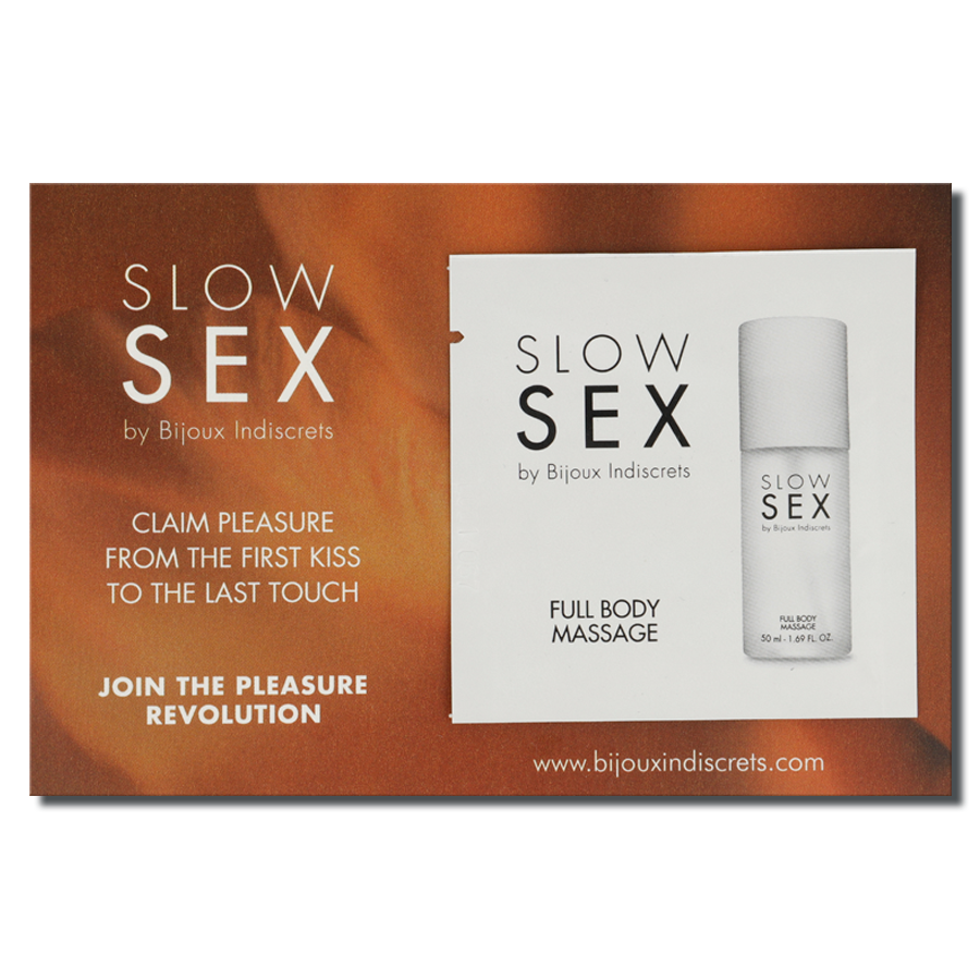 BIJOUX - SLOW SEX MASSAGGIO CORPO COMPLETO GEL DA MASSAGGIO 2 ML - BIJOUX SLOW SEX | Lingerie Harness Boutique