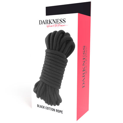 DARKNESS - CORDA GIAPPONESE 10 M NERA - DARKNESS BONDAGE | Lingerie Harness Boutique