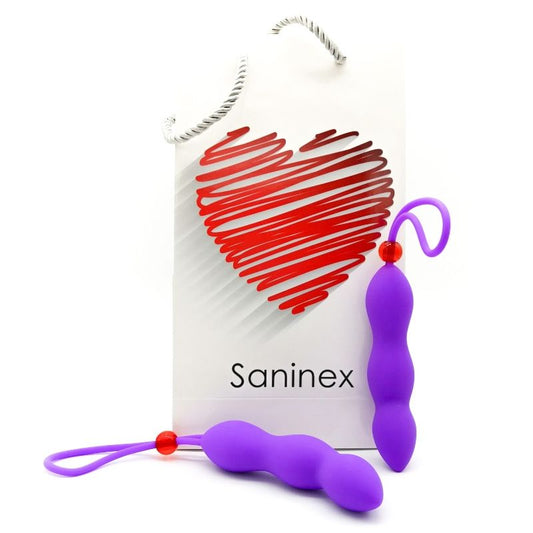 SANINEX - CLIMAX BUTT PLUG WITH PENIS RING LILAC