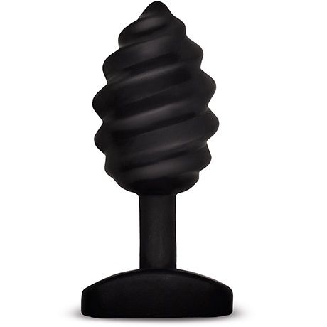 G-VIBE - GPLUG TWIST CON VIBRAZIONE NERA - G-VIBE | Lingerie Harness Boutique
