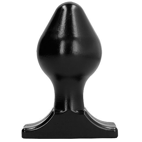 ALL BLACK - PLUG ANALE 16X8 CM - ALL BLACK | Lingerie Harness Boutique