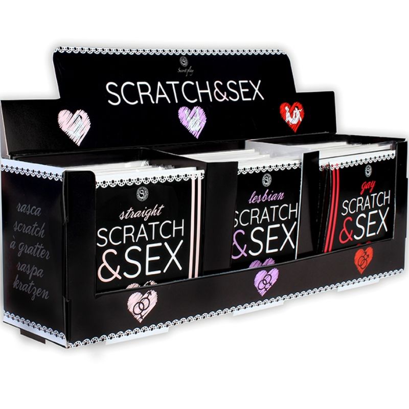 SECRETPLAY - DISPLAY + POSTURE SCRATCH E SESSO (ES/EN/FR/PT/DE) - SECRETPLAY 100% GAMES | Lingerie Harness Boutique