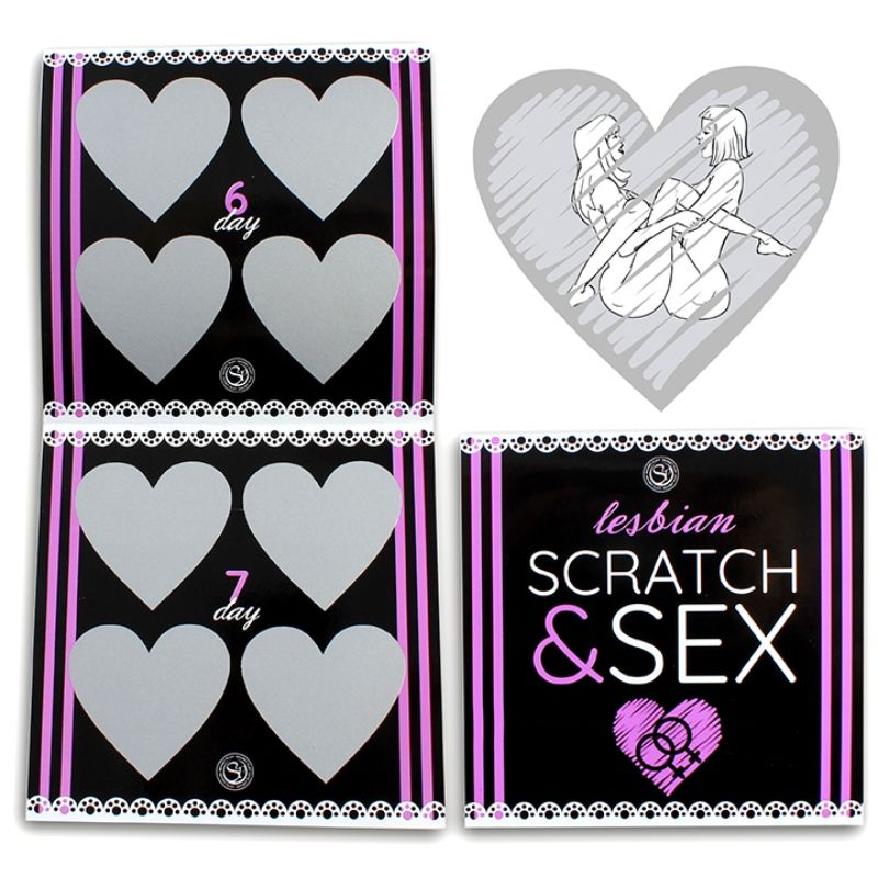 SECRETPLAY - GIOCO DI GRATTA E SESSO PER COPPIE POSIZIONI LESBICHE (ES/EN/FR/PT/DE) - SECRETPLAY 100% GAMES | Lingerie Harness Boutique