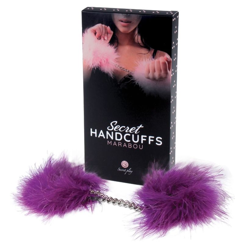 SECRETPLAY - MANETTE MARABOU VIOLA - SECRETPLAY 100% FETISH | Lingerie Harness Boutique