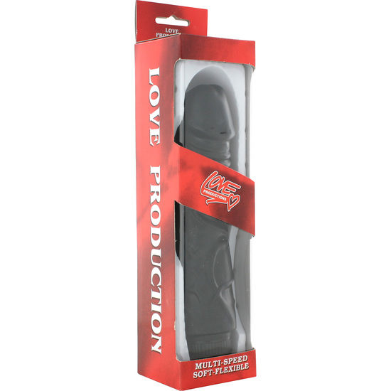 SEVEN CREATIONS - PERFECT PLEASURES BLACK VIBRATOR 22 CM