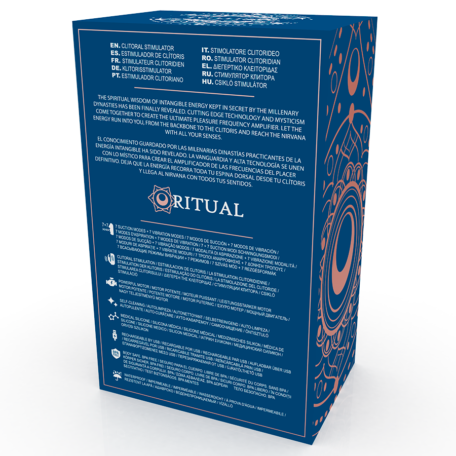 RITHUAL - SHUSHU 2.0 ACQUA CLITORALE DI NUOVA GENERAZIONE - RITHUAL | Lingerie Harness Boutique