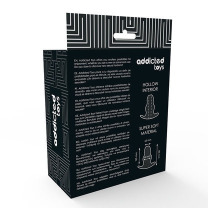 ADDICTED TOYS - DILATATORE ANALE GRANDE 13 CM - TRASPARENTE - ADDICTED TOYS | Lingerie Harness Boutique