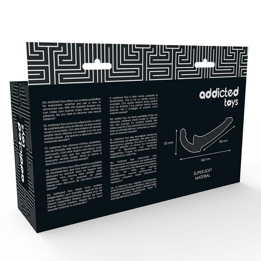 ADDICTED TOYS - DILDO CON RNA S SENZA SUPPORTO NATURALE - ADDICTED TOYS | Lingerie Harness Boutique