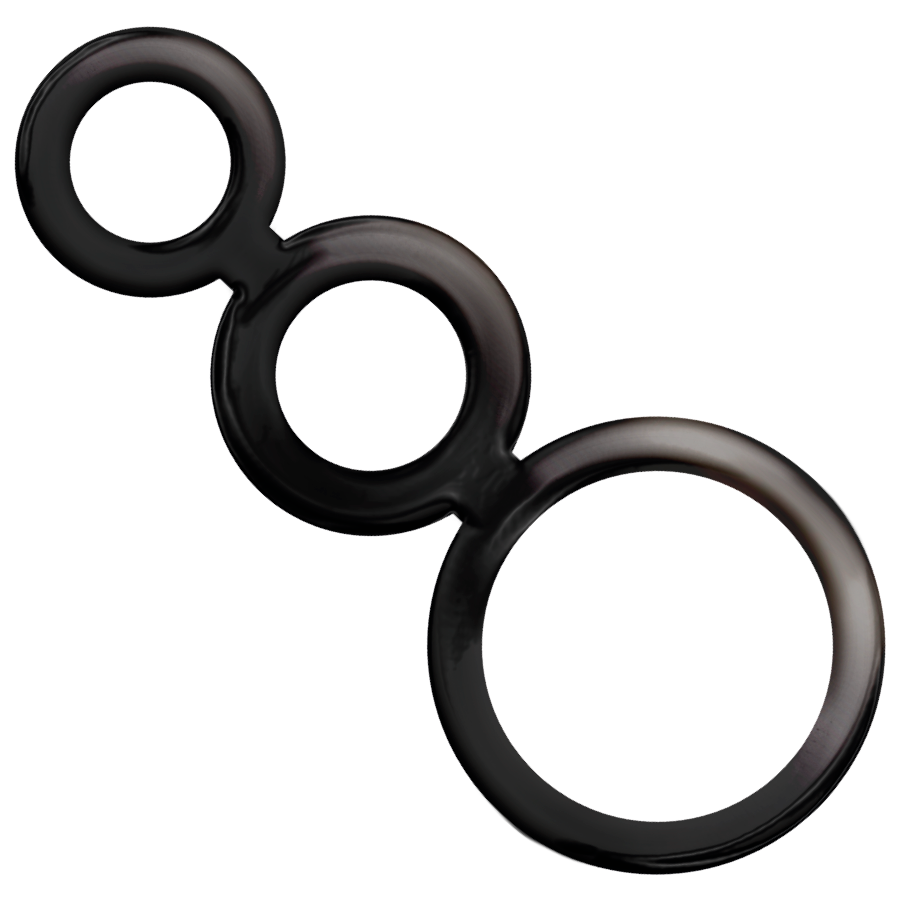 ADDICTED TOYS - SET DI ANELLI PER PENE - FUMO - ADDICTED TOYS | Lingerie Harness Boutique