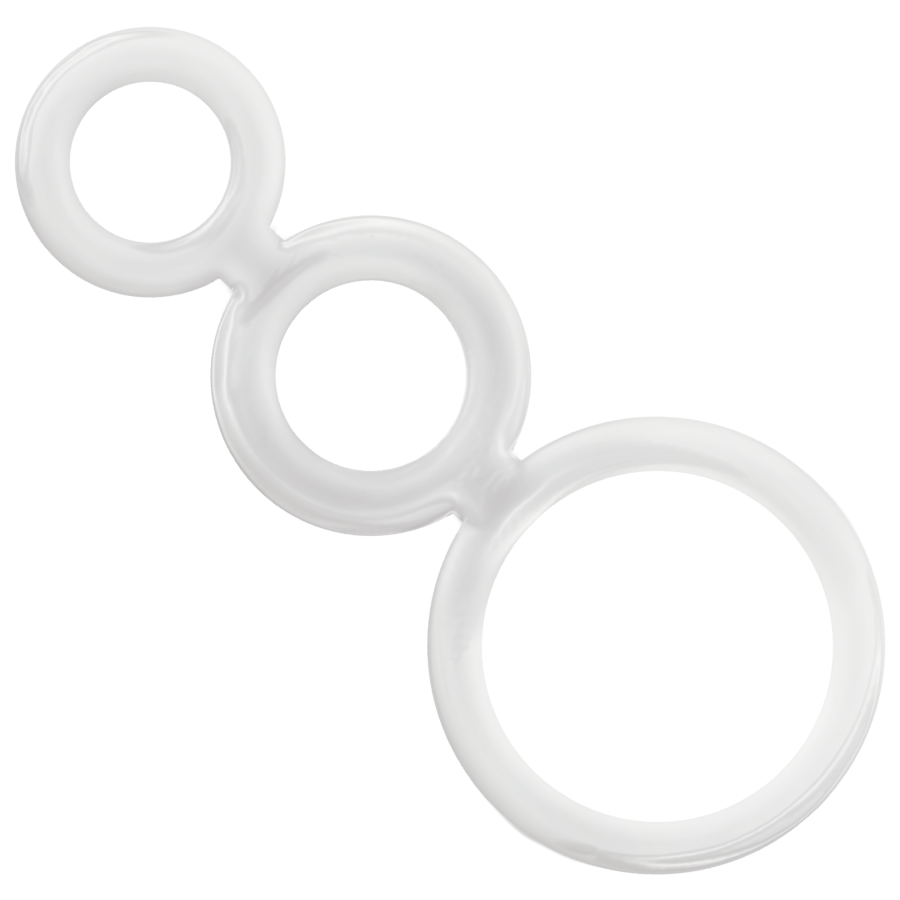 ADDICTED TOYS - CLEAR COCK RING SET