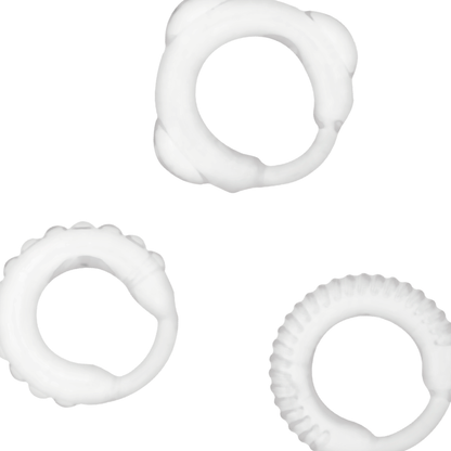 ADDICTED TOYS - SET C-RING TRASPARENTE - ADDICTED TOYS | Lingerie Harness Boutique