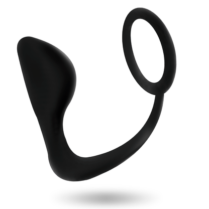ADDICTED TOYS - PLUG ANALE CON ANELLO PENE NERO - ADDICTED TOYS | Lingerie Harness Boutique