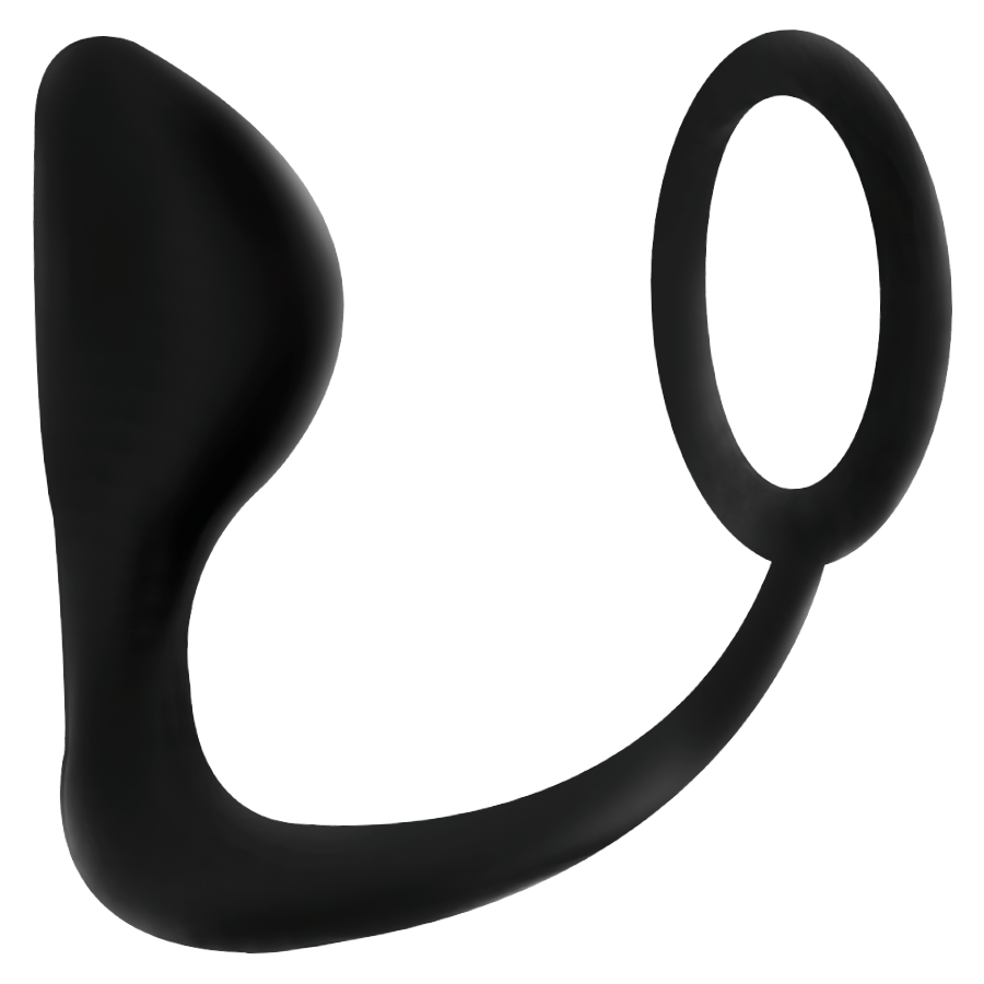 ADDICTED TOYS - PLUG ANALE CON ANELLO PENE NERO - ADDICTED TOYS | Lingerie Harness Boutique