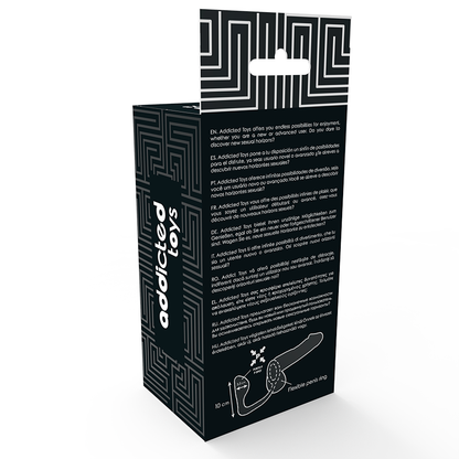 ADDICTED TOYS - PLUG ANALE CON ANELLO PENE NERO - ADDICTED TOYS | Lingerie Harness Boutique