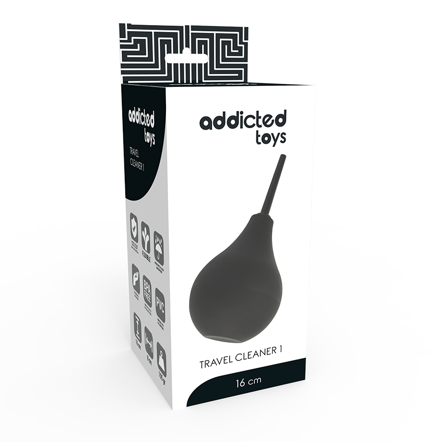 ADDICTED TOYS - DOCCIA ANALE NERA - ADDICTED TOYS | Lingerie Harness Boutique