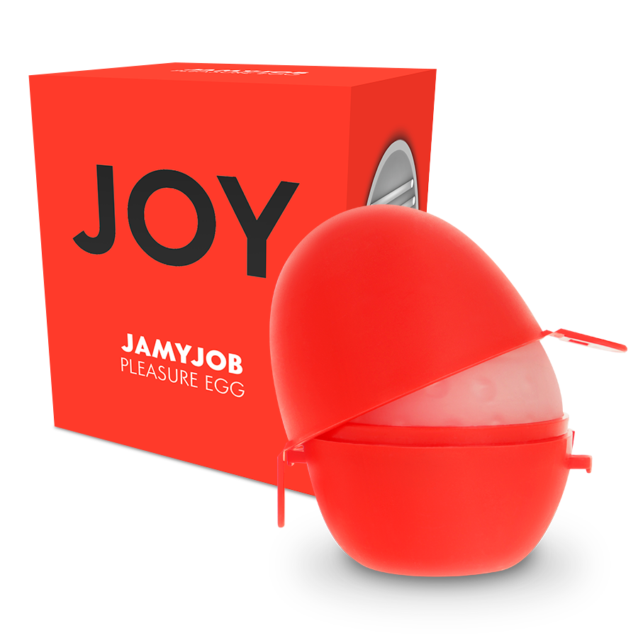 JAMYJOB - EGG MASTURBATORE VERSIONE ROSSA DISCRETT - JAMYJOB | Lingerie Harness Boutique