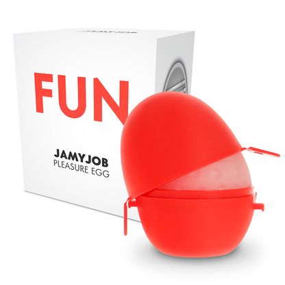 JAMYJOB - EGG MASTURBATOR EDIZIONE ROSSA DISCRETT - JAMYJOB | Lingerie Harness Boutique