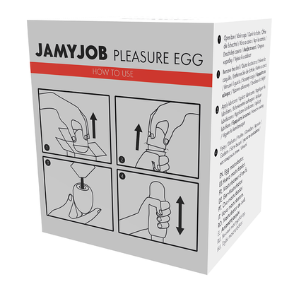 JAMYJOB - EGG MASTURBATOR EDIZIONE ROSSA DISCRETT - JAMYJOB | Lingerie Harness Boutique
