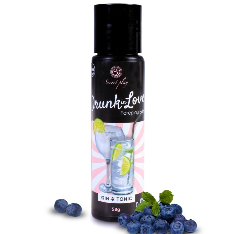 SECRETPLAY - DRUNK IN LOVE LUBRIFICANTE GIN&TONIC 60 ML - SECRETPLAY COSMETIC | Lingerie Harness Boutique
