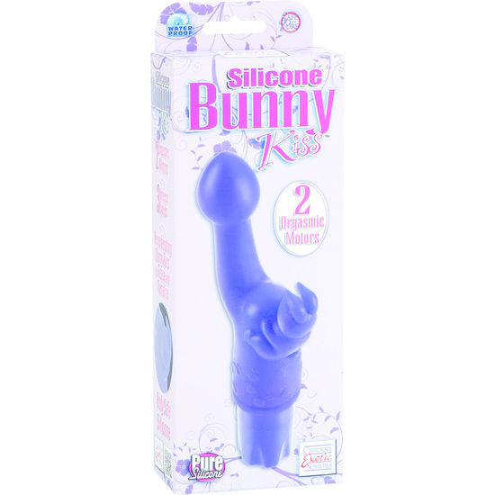 CALEXOTICS - KISS SILICONE BUNNY KISS VIOLA - CALEXOTICS | Lingerie Harness Boutique