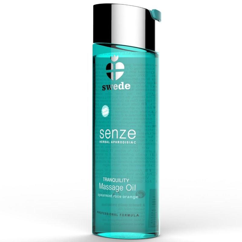 SWEDE - OLIO DA MASSAGGIO APHRODISIACO ALLE ERBE TRANQUILITY 150 ML - SWEDE | Lingerie Harness Boutique