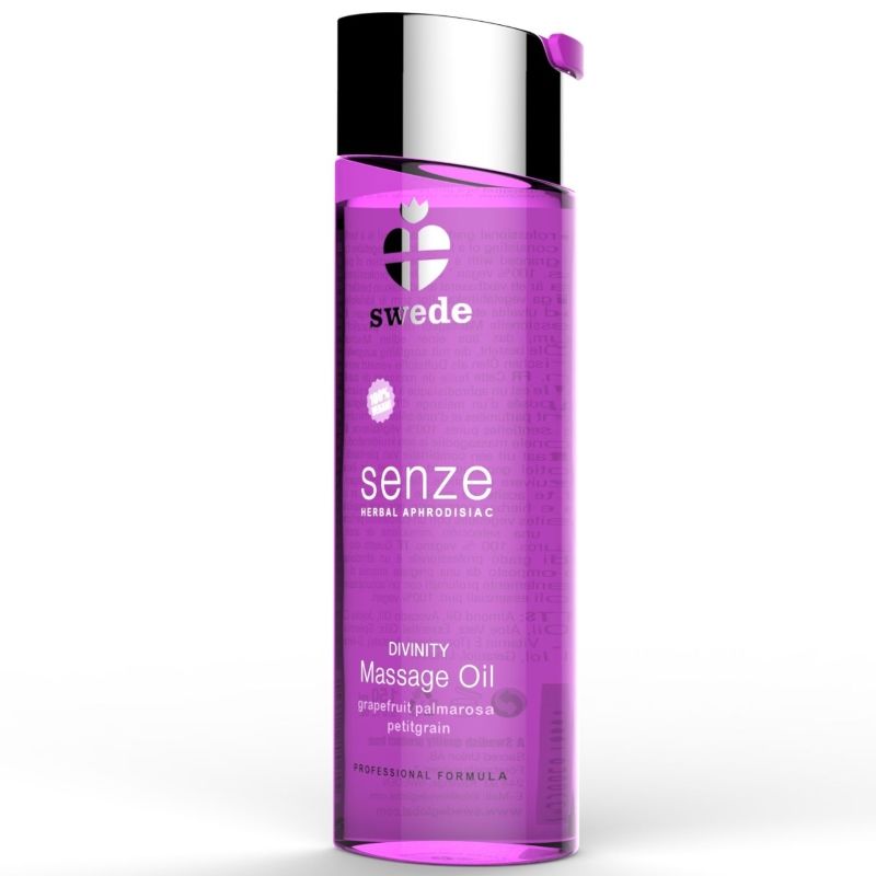 SWEDE - OLIO DA MASSAGGIO APHRODISIACO ALLE ERBE DIVINITY 150 ML - SWEDE | Lingerie Harness Boutique