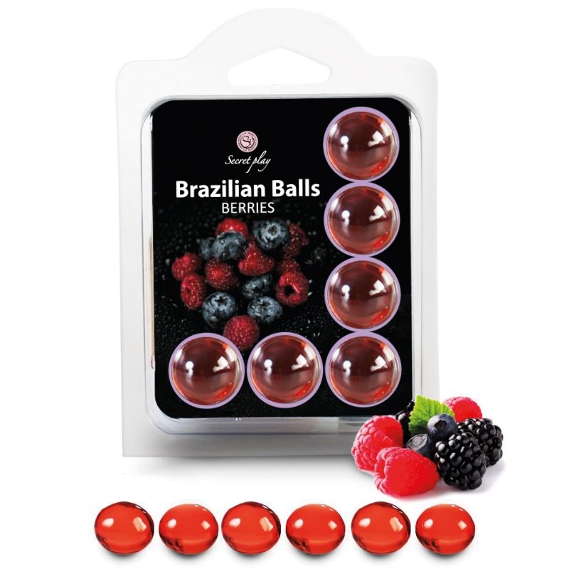 SECRETPLAY - BRASILIANI PALLINE FRUTTI DI FORESTA - SECRETPLAY COSMETIC | Lingerie Harness Boutique
