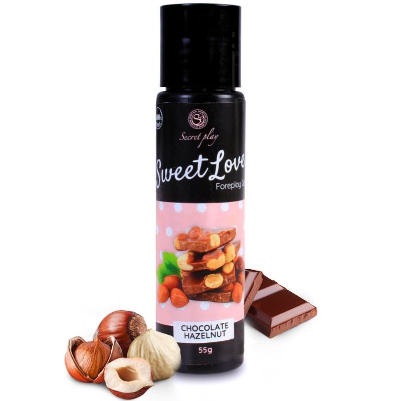 SECRETPLAY - SWEET LOVE GEL CHOCOLATE WITH HAZELNUT 60 ML