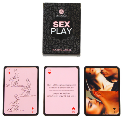 SECRETPLAY - CARTE DA GIOCO SEX PLAY (ES/EN) - SECRETPLAY 100% GAMES | Lingerie Harness Boutique
