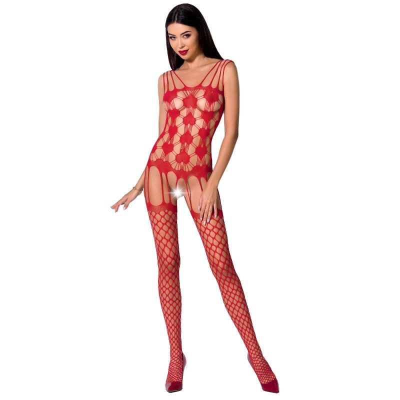 PASSION - DONNA BS067 BODYSTOCKING BIANCO TAGLIA UNICA - PASSION WOMAN | Lingerie Harness Boutique