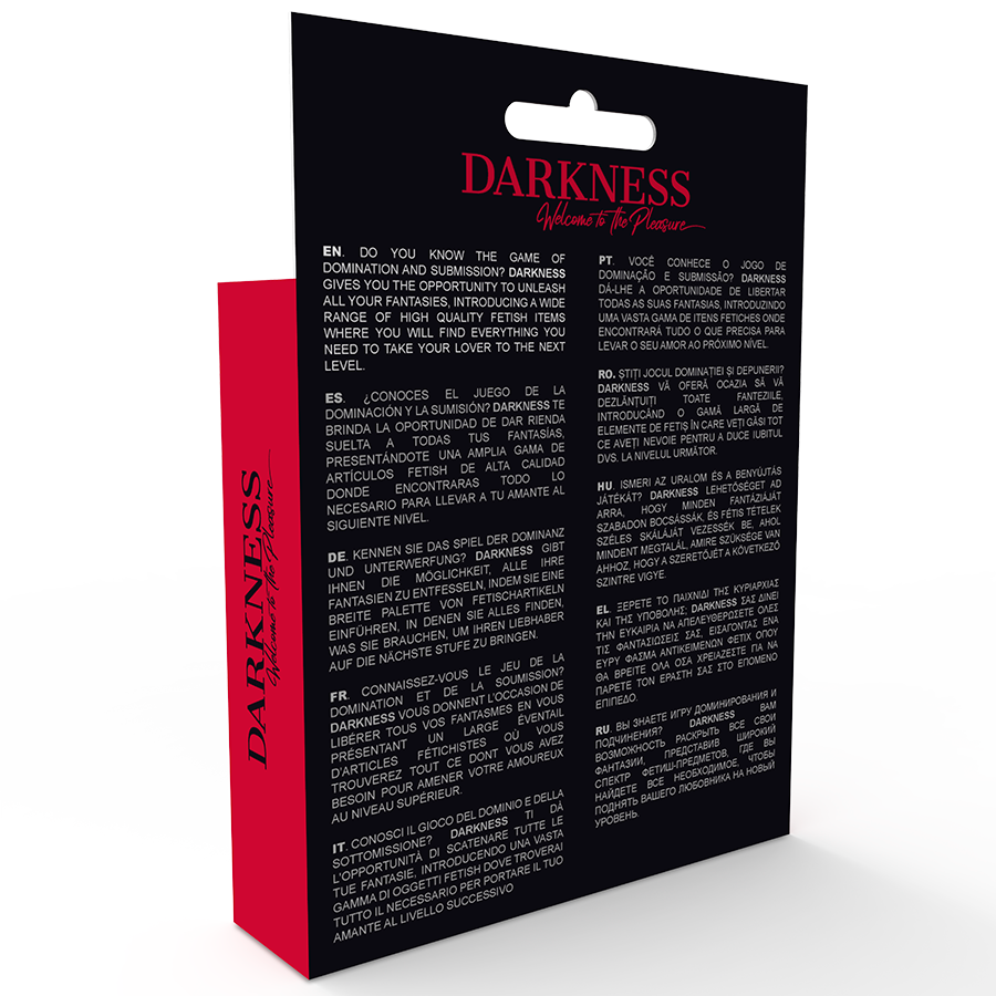 DARKNESS - MUTANDINE APERTE UNISEX TAGLIA UNICA - DARKNESS SENSATIONS | Lingerie Harness Boutique