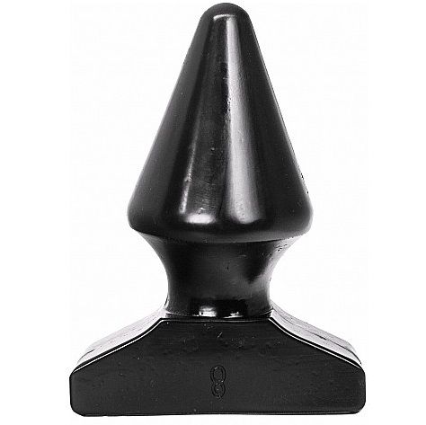 ALL BLACK - PLUG ANALE 17 CM - ALL BLACK | Lingerie Harness Boutique