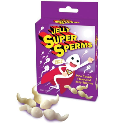 SPENCER & FLEETWOOD - JELLY SUPER SPERM GOMMIES FORMA SPERMA 120 GR - SPENCER & FLETWOOD | Lingerie Harness Boutique