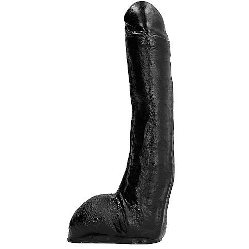 ALL BLACK - DONG 29 CM CURVADO - ALL BLACK | Lingerie Harness Boutique