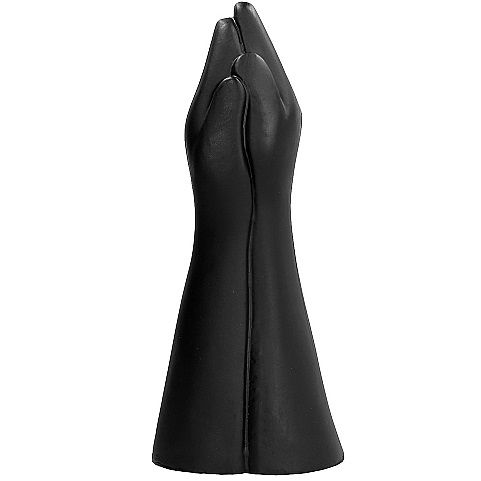 ALL BLACK - FISTING CON DILDO 39 CM - ALL BLACK | Lingerie Harness Boutique