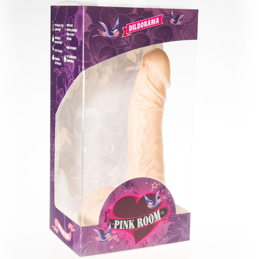PINK ROOM - EBAN DILDO REALISTICO FLESH 19 CM - PINK ROOM | Lingerie Harness Boutique