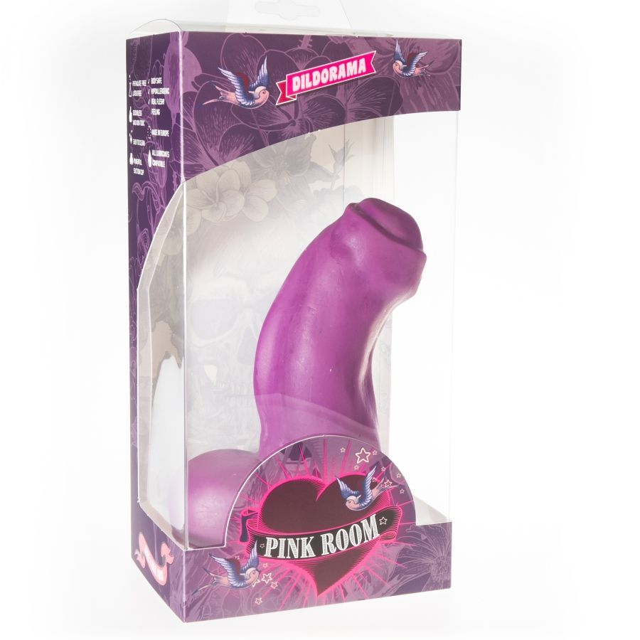 PINK ROOM - NESTOR DILDO REALISTICO VIOLA 16,5 CM - PINK ROOM | Lingerie Harness Boutique