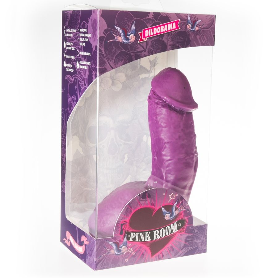 PINK ROOM - ELIAN DILDO REALISTICO VIOLA 17,5 CM - PINK ROOM | Lingerie Harness Boutique